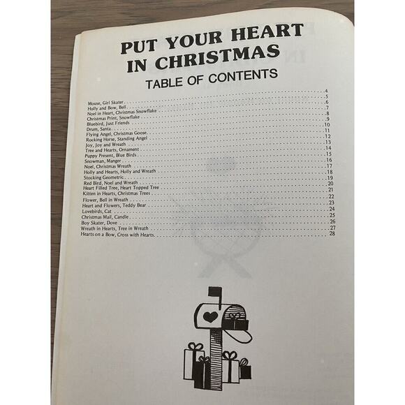 Vintage Kount on Kappie Put Your Heart in Christmas Cross Stitch Book 48 - Picture 6 of 9